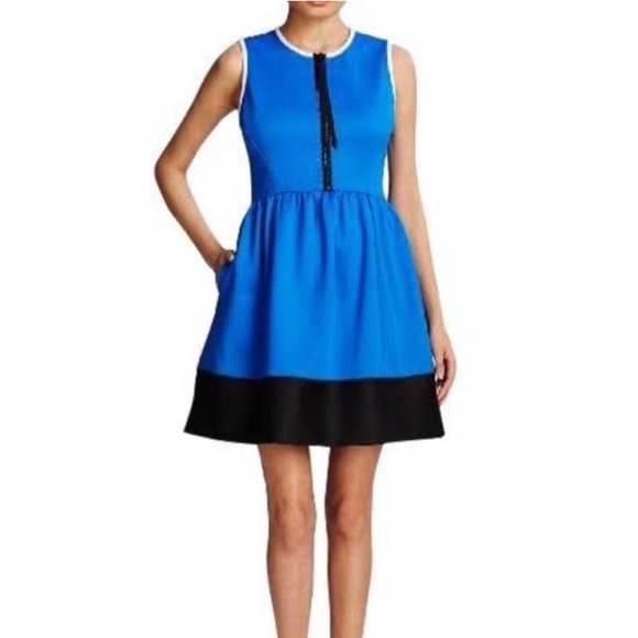 kate spade Dresses Kate Spade New York Colorblock Zip Front Scuba